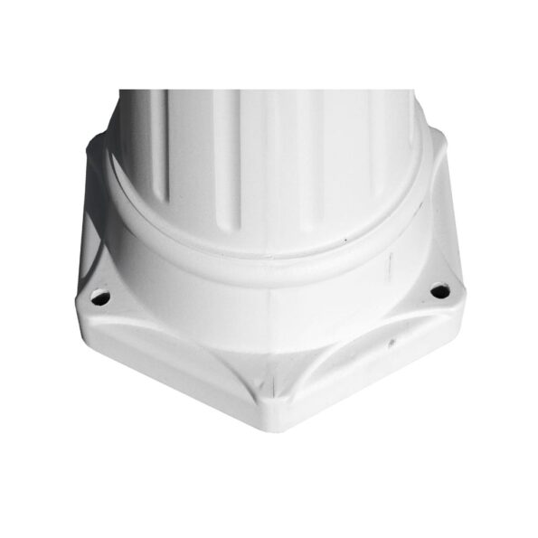 Záhradné trojramenné stĺpové svietidlo Kingston biele, 215 cm – Obrázok 6