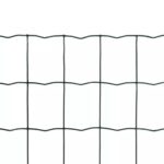 vidaXL Euro plot, oceľ 25x1,5 m, zelený – Obrázok 2