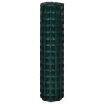 vidaXL Euro plot, oceľ 25x1,5 m, zelený – Obrázok 3