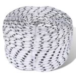 vidaXL Spletané lodné lano, polyester 8 mm x 50 m