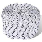 vidaXL Spletané lodné lano, polyester 12 mm x 50 m
