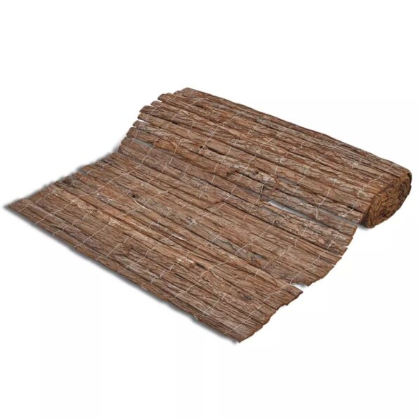 vidaXL Plot z kôry stromu 400x100 cm – Obrázok 5