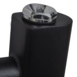 Čierny rebríkový radiátor na centrálne vykurovanie, rovný 500x1160 mm – Obrázok 4