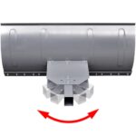 vidaXL Univerzálna čepeľ na snehovú radlicu 100 x 44 cm – Obrázok 3