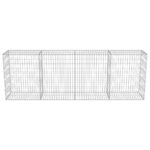 vidaXL Gabiónová stena s krytmi, pozinkovaná oceľ 300x50x100 cm – Obrázok 4