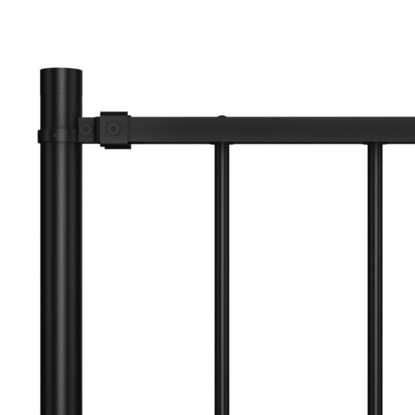 VXL8719883670416_g_en_hd_2.jpg vidaXL Plotový panel so stĺpikmi, práškovaná oceľ 1,7x0,75 m, čierny – Obrázok 3