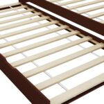vidaXL Rám rozkladacej pohovky tmavohnedý 90x200 cm borovicové drevo – Obrázok 5