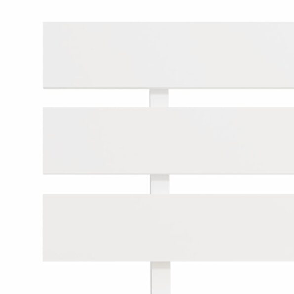 vidaXL Posteľný rám, biely, borovicový masív 140x200 cm – Obrázok 6