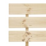 vidaXL Posteľný rám s čelom 160x200 cm borovicový masív – Obrázok 6