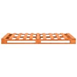 vidaXL Paletový posteľný rám, hnedý, borovicový masív 180x200 cm – Obrázok 4