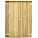 vidaXL Záhradná kôlňa 123x50x171 cm, impregnovaná borovica – Obrázok 5