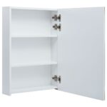 vidaXL LED kúpeľňová zrkadlová skrinka 50x13x70 cm – Obrázok 5