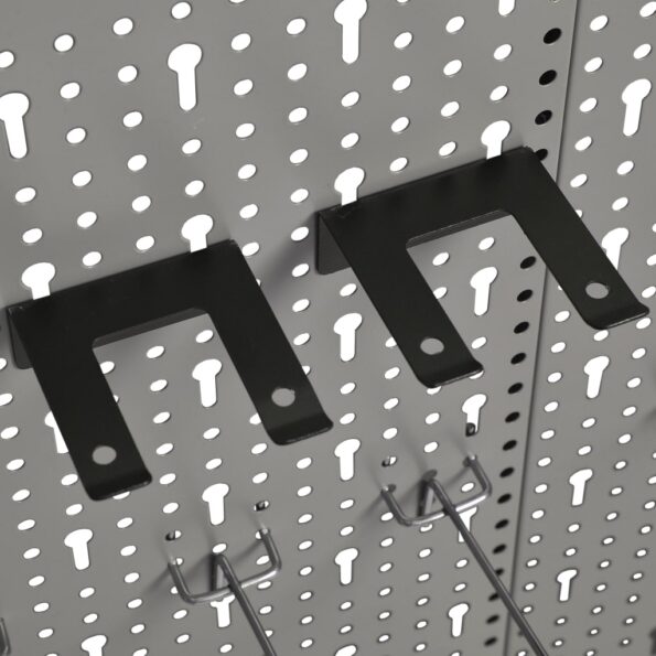vidaXL Nástenné závesné panely na náradie 3 ks 40x58 cm oceľové – Obrázok 8