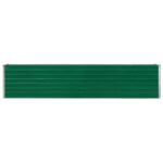 vidaXL Vyvýšený záhradný záhon, pozinkovaná oceľ 320x40x45 cm, zelený – Obrázok 4