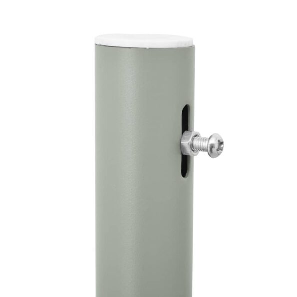 vidaXL Zaťahovacia bočná markíza na terasu 170x300 cm, sivá – Obrázok 5