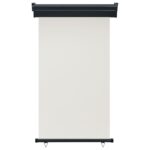 vidaXL Bočná markíza na balkón 100x250 cm, krémová – Obrázok 2