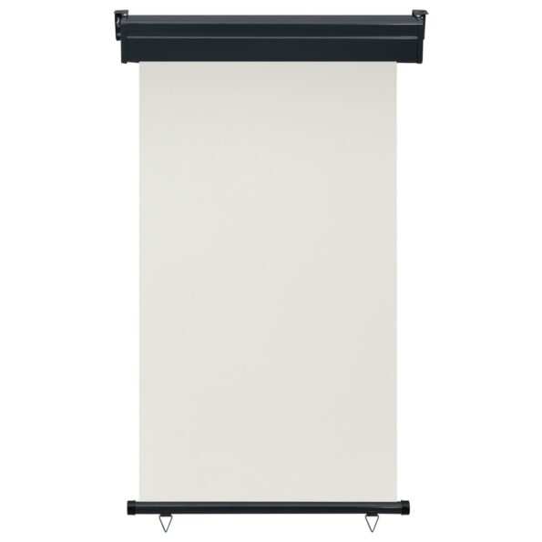 vidaXL Bočná markíza na balkón 100x250 cm, krémová – Obrázok 2