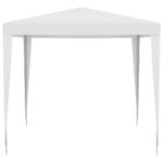 vidaXL Párty stan 2,5x2,5 m, biely – Obrázok 5