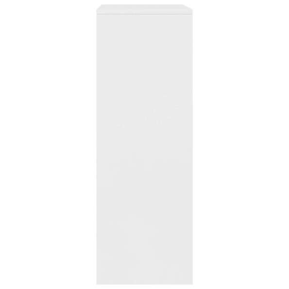 vidaXL Komoda so 6 zásuvkami, biela 50x34x96 cm, kompozitné drevo – Obrázok 5