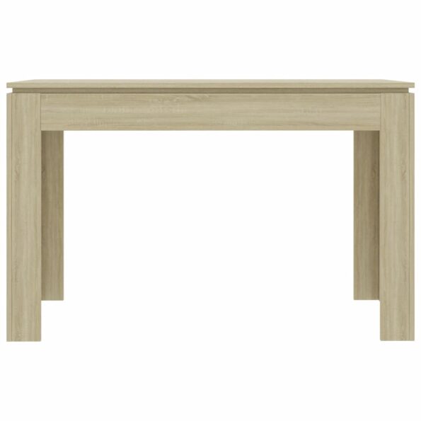 vidaXL Jedálenský stôl, dub sonoma 120x60x76 cm, drevotrieska – Obrázok 4