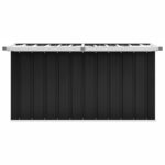 vidaXL Záhradný úložný box antracitový 129x67x65 cm – Obrázok 4