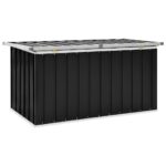 vidaXL Záhradný úložný box antracitový 129x67x65 cm – Obrázok 6