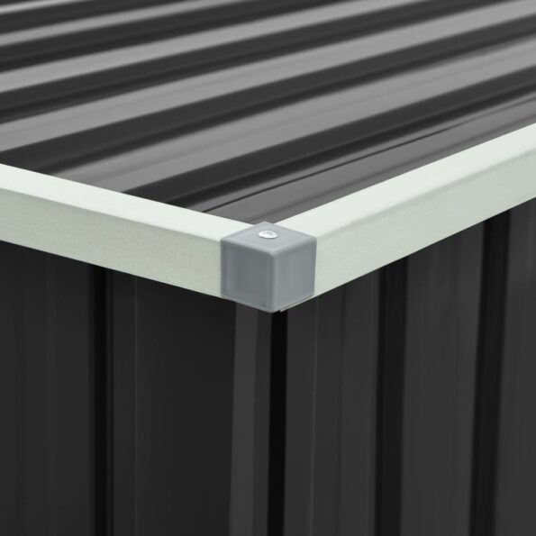 vidaXL Záhradný úložný box antracitový 171x99x93 cm – Obrázok 3