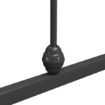 vidaXL Posteľný rám, sivý, kov 120x200 cm – Obrázok 5