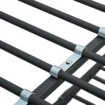 vidaXL Poschodová posteľ čierna kovová 90x200 cm – Obrázok 5