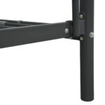 vidaXL Poschodová posteľ čierna kovová 90x200 cm – Obrázok 6