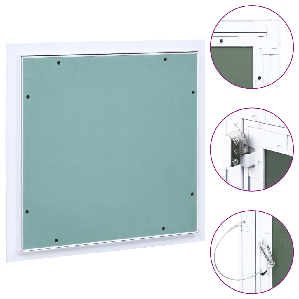 VXL8719883872117_a_en_hd_1.jpg vidaXL Prístupový panel s hliníkovým rámom a sadrokartónom 300x300 mm – Obrázok 1