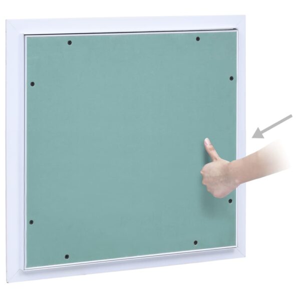 vidaXL Prístupový panel s hliníkovým rámom a sadrokartónom 300x300 mm – Obrázok 2