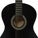 vidaXL 12-dielna klasická gitarová sada pre začiatočníkov čierna 4/4 39" – Obrázok 10