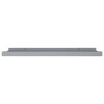 vidaXL Poličky na zarámované obrázky 2 ks sivé 60x9x3 cm MDF – Obrázok 4
