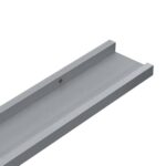 vidaXL Poličky na zarámované obrázky 2 ks sivé 60x9x3 cm MDF – Obrázok 7