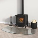 vidaXL Krbová sklenená doska 100x50 cm