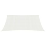 vidaXL Tieniaca plachta 160 g/m², biela 3x4 m, HDPE – Obrázok 3