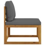 vidaXL 3-dielna záhradná sedacia súprava s podložkami akáciový masív – Obrázok 4