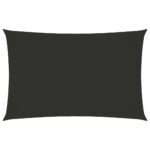 vidaXL Tieniaca plachta, oxford, obdĺžniková 3x6 m, antracitová