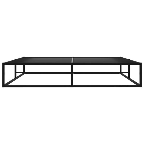 vidaXL Posteľný rám, čierny, kov 180x200 cm – Obrázok 4
