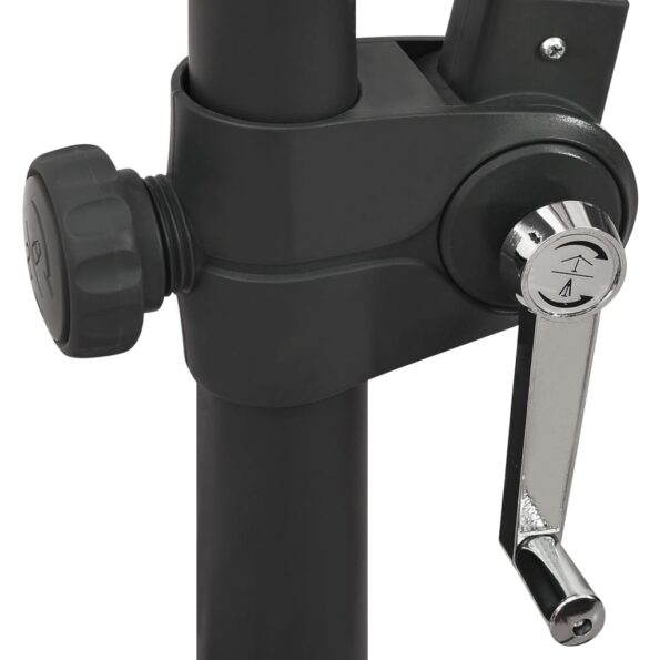 vidaXL Závesný slnečník s tyčou a LED svetlami zelený 300 cm – Obrázok 9