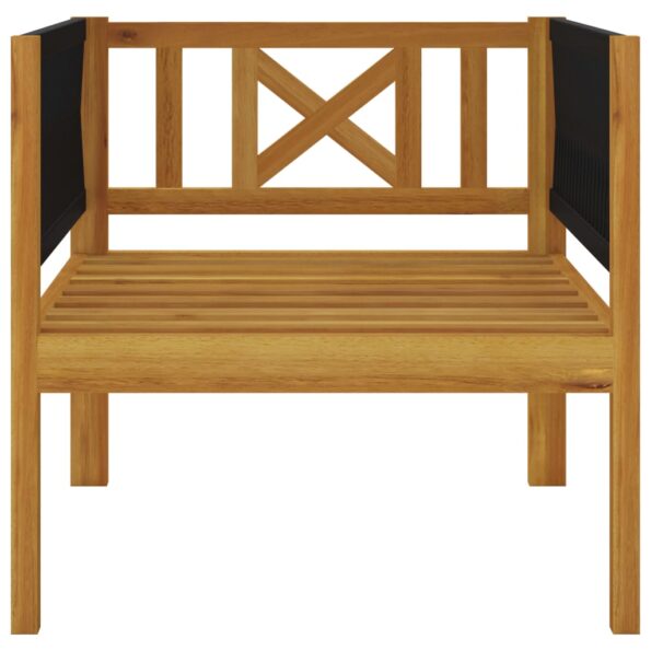 vidaXL 7-dielna záhradná sedacia súprava+podložky, krémová, akácia – Obrázok 9