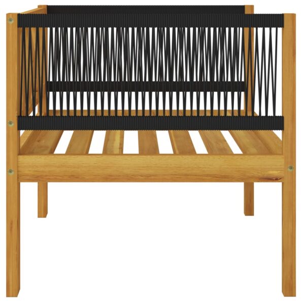 vidaXL 7-dielna záhradná sedacia súprava+podložky, krémová, akácia – Obrázok 10