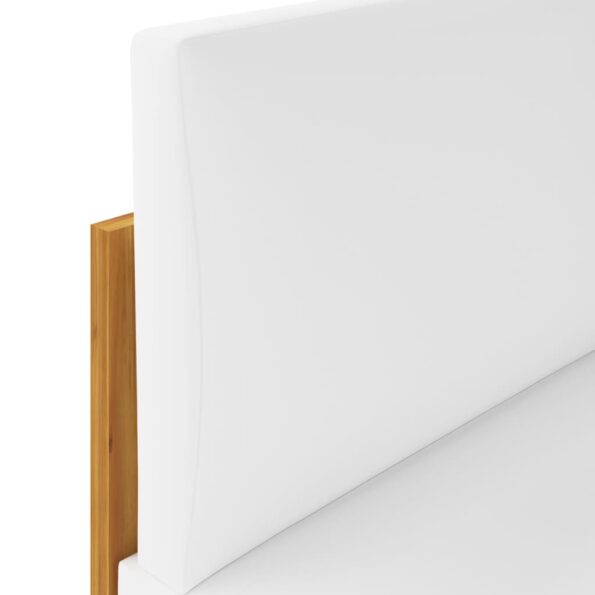 vidaXL 6-dielna záhradná sedacia súprava+podložky, krémová, akácia – Obrázok 8