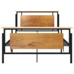 vidaXL Posteľný rám kovový 120x200 cm – Obrázok 3