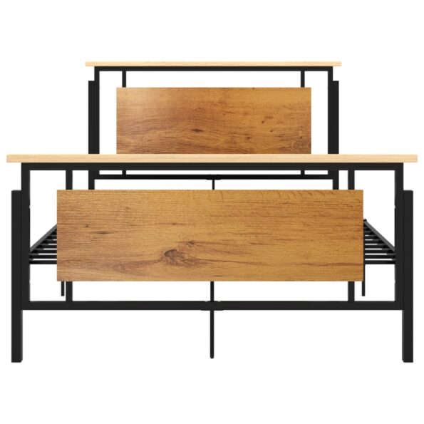 vidaXL Posteľný rám kovový 120x200 cm – Obrázok 3