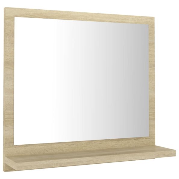 VXL8720286218761_a_en_hd_1.jpg vidaXL Kúpeľňové zrkadlo, dub sonoma 40x10,5x37 cm, kompozitné drevo – Obrázok 2