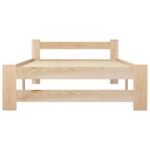 vidaXL Posteľný rám borovicový masív 90x200 cm – Obrázok 3