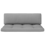 vidaXL Stredová záhradná pohovka z paliet, sivá, impregnovaná borovica – Obrázok 6