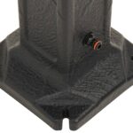 vidaXL Záhradný stĺpik na vodu s kohútikom antracitový vzhľad kameňa – Obrázok 6